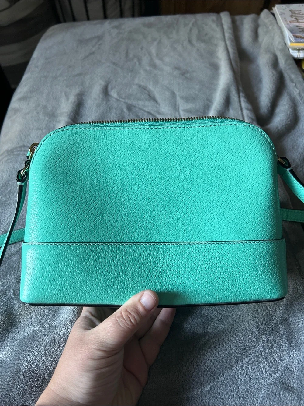 kate spade Teal Aqua Dome Leather Crossbody